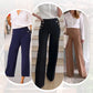 ⏳Limited-time 50% off⏰Women's Plus Size High Stretch High-Waist Wide-Leg Pants👖