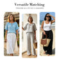 ⏳Limited-time 50% off⏰Women's Drawstring Top & Trousers 2-Piece Set👚👖