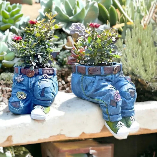 ⏳Limited-time 50% off⏰Creative 3D Jeans Shaped Flower Pot👖🪴