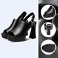 ⏳Limited-time 50% off⏰Stylish & Comfortable High Heel Leather Sandals for Women👡
