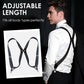 👔✅ 50% OFF! 🪩Men's X-Back Suspenders with Hook Clips – Adjustable & Heavy-Duty