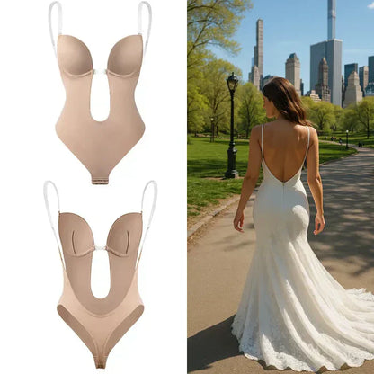 ⏳Limited-time 50% off⏰Backless Body Shaper Bra - Seamless Lift & Tummy Control | Invisible Under Backless Dresses & Tops👙