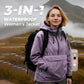 💦3-in-1 Waterproof Women's Jacket – Rain, Wind & Cold, All Covered—— 50% Off! While Stocks Last!⏳