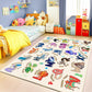 ⏳Limited-time 50% off⏰Skin Friendly Crystal Velvet Cartoon Kids Area Rug Durable Bedside Floor Mat for Living Room and Childrens Room🛋️🔠