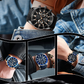 ⌚ 50% OFF NOW! ✨ Men's Waterproof Multifunctional Quartz Watch – Chronograph Design, Luminous Hands & Stainless Steel 🌊