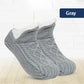 Fleece-Lined Non-Slip Thermal Slippers Socks