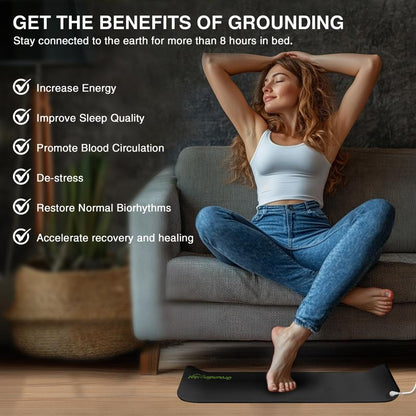 ⏳Limited-time 50% off⏰Indoor Grounding Mat for Better Sleep⚡💤