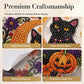 🥳2026 BESTSELLER🥳 Halloween Diamond Hanging Ornament – DIY Suncatcher, High-Gloss Resin – Spooky Cat & Pumpkin – Calming Craft! 🛡️💨