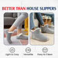 Fleece-Lined Non-Slip Thermal Slippers Socks