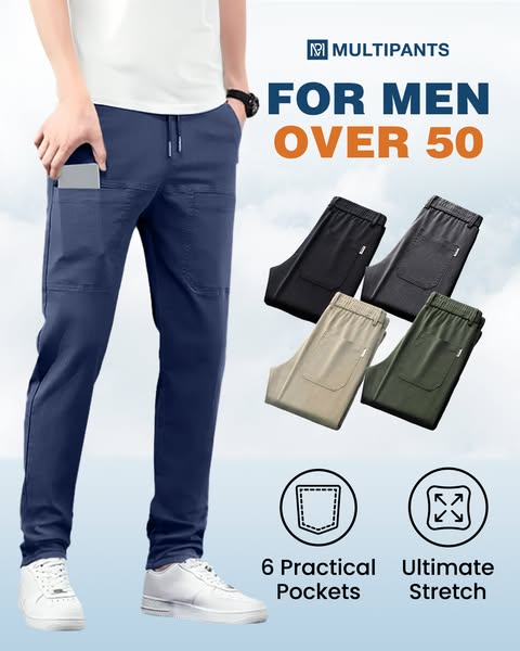 ⏳Limited-time 50% off⏰High Stretch Multi-pocket Durable Cargo Pants👖