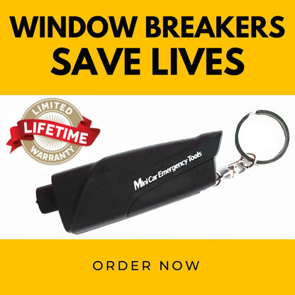 ⏳Limited-time 50% off⏰2-in-1 Emergency Window Breaker & Seatbelt Cutter🚗✂️🔨