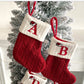🌟🎄 Festive Christmas Must-Have! Cozy Knit Socks + Embroidered Candy Bag + Letter Stocking – Decor & Use in One!