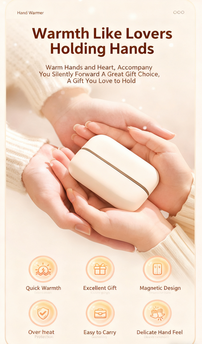 ⏳Limited-time 50% off⏰New 2 in 1 Magnetic Rechargeable Hand Warmers🔥
