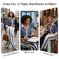 ⏳Limited-time 50% off⏰Women's Striped Shirt & Wide-Leg Pants 2-Piece Set👔👖
