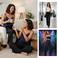 Limited-time 50% off⏰Women's Sequin Sparkle Wide Leg Pants with Elastic Waistband👖✨