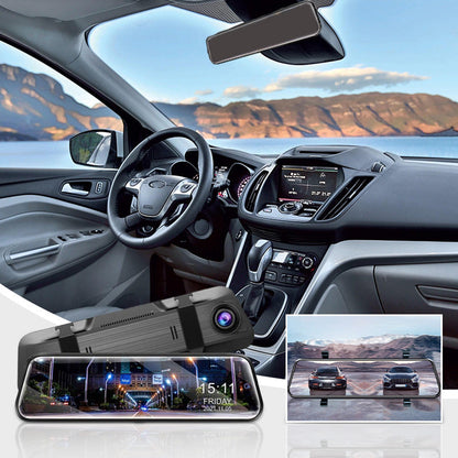 ⏳Limited-time 50% off⏰Touch Screen Rear View Mirror Dash Cam Smart Mirror🚗📹