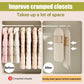 ⏳Limited-time 50% off⏰Space Saving Hanging Garment Bag with Self Compression Zipper🧥🛍️