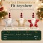 ⏳Limited-time 50% off⏰Sequin Santa Claus and Five-Pointed Star Hanging Ornaments for Christmas Tree Home Decoration🎅⭐