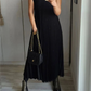 ⏳Limited-time 50% off⏰Sleeveless Pleated Simple Solid Color Dress👗