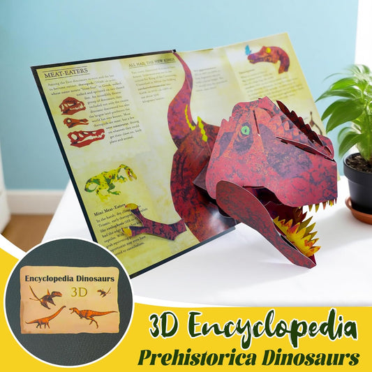 🦖3D Encyclopedia Prehistorica Dinosaurs-Ignite Kids' Intellectual Enlightenment Journey! 📚