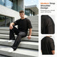 👕 50% OFF NOW! 👖 Men's Casual Loose T-shirt & Wide Pants 2-Piece Set – Streetwear Matching Outfit – Daily Lounge & Comfortable Fit 🌟