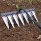 ⏳Limited-time 50% off⏰4/5/6/7 Tooth Carbon Steel Garden Hand Rake⛏️🌱