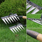 ⏳Limited-time 50% off⏰4/5/6/7 Tooth Carbon Steel Garden Hand Rake⛏️🌱
