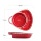 ⏳Limited-time 50% off⏰Oven-Safe Ceramic Soup & Side Bowl – Divided Serving Dish with Handle🐚🥣