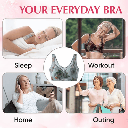 2024 New Lace Buttonless Comfortable Bra