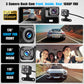 ⏳Limited-time 50% off⏰Dash Cam 3 Cameras 1080P HD – Front + Interior + Rear with Reverse🚗🎥