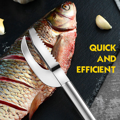 ⏳Limited-time 50% off⏰3‑in‑1 Stainless‑Steel Fish Processing Knife🐟🔪🪒