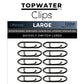 Stainless Steel Fishing Stealth Clip - 100 Pcs/Set