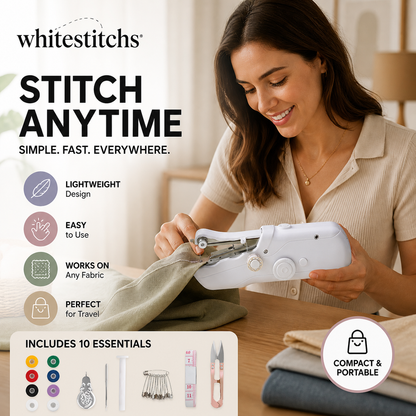 ⏳Limited-time 50% off⏰Mini Electric Sewing Machine – Lightweight, Portable & Easy to Use! 🧵