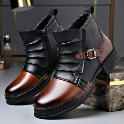 ⏳Limited-time 50% off⏰Men's Genuine Leather Ankle Boots👞