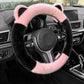 ⏳Limited-time 50% off⏰Universal Non-slip Soft Cute Cat Ears Plush Steering Wheel Cover🐼😽