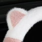 ⏳Limited-time 50% off⏰Universal Non-slip Soft Cute Cat Ears Plush Steering Wheel Cover🐼😽