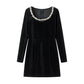 🎅Christmas Specials 50% OFF🎁🎄Elegant Square Neck Long Sleeve Dress