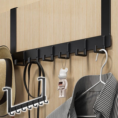 ⏳Limited-time 50% off⏰No-Drill Over-Door Hook Rack🚪🪝