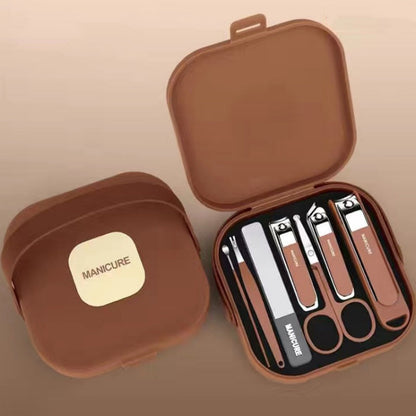 Portable 7-PCS Nail Clipper Manicure Set