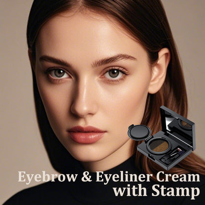 ✨Eyebrow & Eyeliner Cream with Stamp—— 50% Off! While Stocks Last!⏳