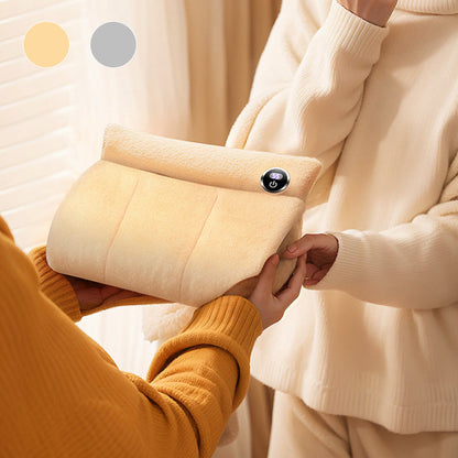 Rechargeable Foldable Plush Hand Warmer Bag
