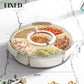 🎅Xmas Sales - 50% OFF🎄Multi-Purpose 6-Compartment Sealed Snack Box with Lid & Handle