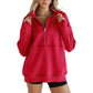 🎉Last Day Promotion - 75% OFF🥰Women's Casual Lapel Half Zip Tops