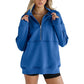 🎉Last Day Promotion - 75% OFF🥰Women's Casual Lapel Half Zip Tops