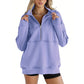 🎉Last Day Promotion - 75% OFF🥰Women's Casual Lapel Half Zip Tops