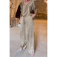 ⏳Limited-time 50% off⏰Loose Satin Women's Top & Pants Set👚👖