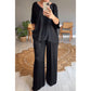 ⏳Limited-time 50% off⏰Loose Satin Women's Top & Pants Set👚👖