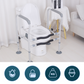 🔥HOT SALE 50% OFF! 🚽🛡️ Getting up and down shouldn't be a struggle — these toilet safety rails give seniors the support they need. Tool‑free installation, anti‑slip suction cups, and built‑in paper holder. 🏠