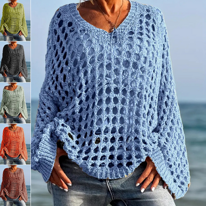 ⏳Limited-time 50% off⏰Women's Crochet Knit Top🧶👚