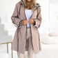 ⏳Limited-time 50% off⏰Long Hooded Drawstring Waist-Cinching Zipper Windbreaker🧥